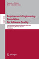 Book cover of: Requirements Engineering: Foundation for Software Quality