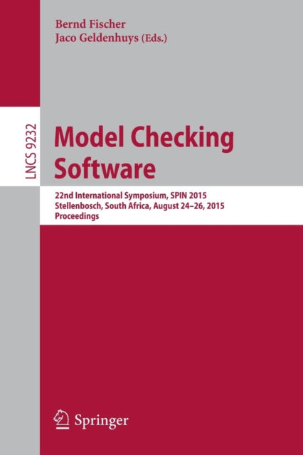 Book cover of: Model Checking Software. By: Bernd Fischer
