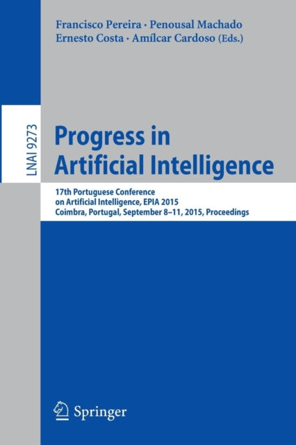 Book cover of: Progress in Artificial Intelligence. By: Francisco Pereira