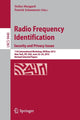 Book cover of: Radio Frequency Identification. By: Stefan Mangard
