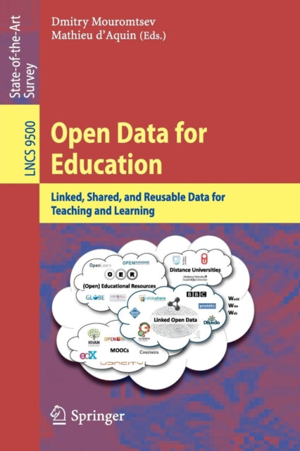 Book cover of: Open Data for Education. By: Dmitry Mouromtsev