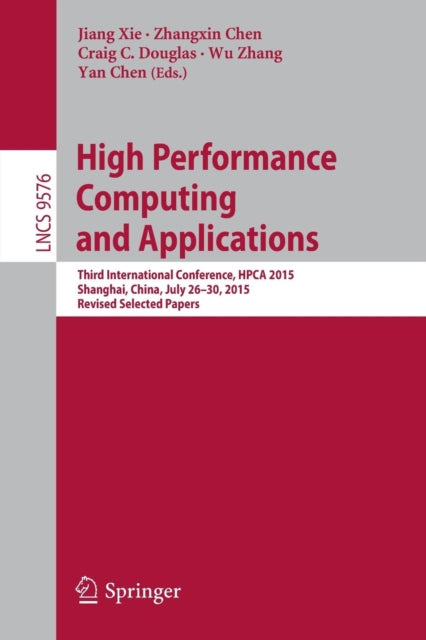 Book cover of: High Performance Computing and Applications