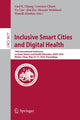 Book cover of: Inclusive Smart Cities and  Digital Health. By: Carl K. Chang