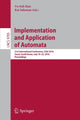Book cover of: Implementation and Application of Automata. By: Yo-Sub Han