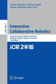 Book cover of: Interactive Collaborative Robotics. By: Andrey Ronzhin