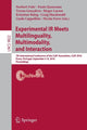 Book cover of: Experimental IR Meets Multilinguality, Multimodality, and Interaction. By: Norbert Fuhr