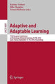 Book cover of: Adaptive and Adaptable Learning. By: Katrien Verbert