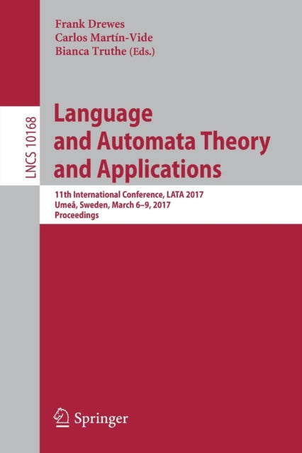 Book cover of: Language and Automata Theory and Applications. By: Frank Drewes