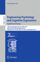 Book cover of: Engineering Psychology and Cognitive Ergonomics: Cognition and Design. By: Don Harris