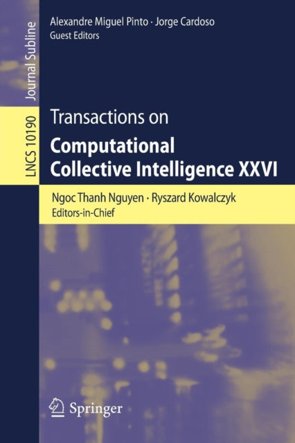 Book cover of: Transactions on Computational Collective Intelligence XXVI. By: Ngọc Thanh Nguyễn
