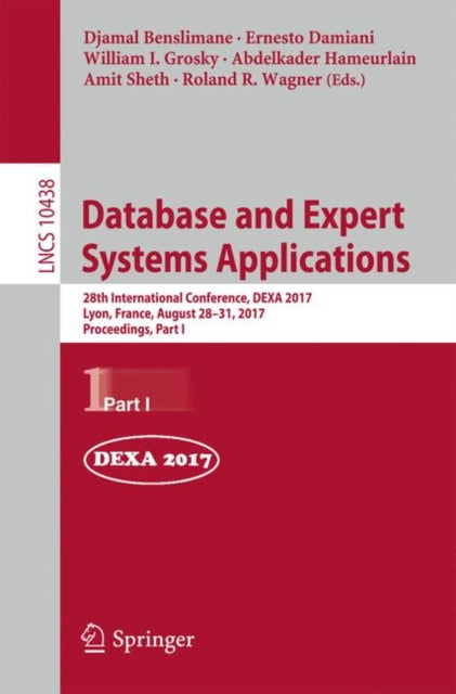 Book cover of: Database and Expert Systems Applications. By: Djamal Benslimane