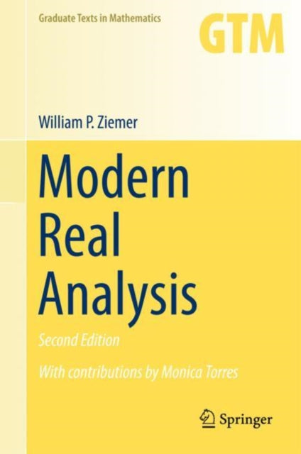 Book cover of: Modern Real Analysis. By: William P. Ziemer