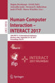 Book cover of: Human-Computer Interaction – INTERACT 2017. By: Regina Bernhaupt