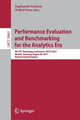 Book cover of: Performance Evaluation and Benchmarking for the Analytics Era. By: Raghunath Nambiar