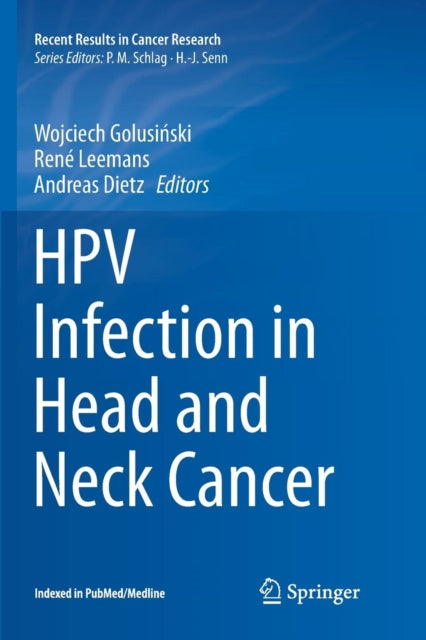 Book cover of: HPV Infection in Head and Neck Cancer. By: Wojciech Golusiński