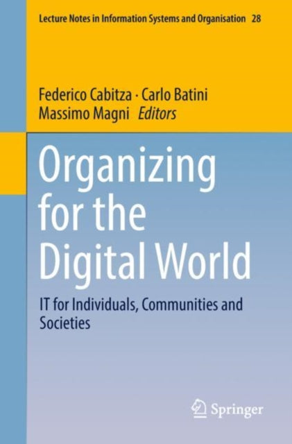 Book cover of: Organizing for the Digital World. By: Federico Cabitza