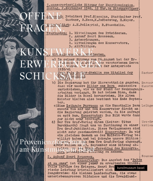 Book cover of: OFFENE FRAGEN. Kunstwerke – Erwerbungen – Schicksale. By: Tessa Friederike Rosebrock
