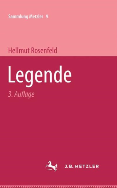 Book cover of: Legende. By: Hellmut Rosenfeld