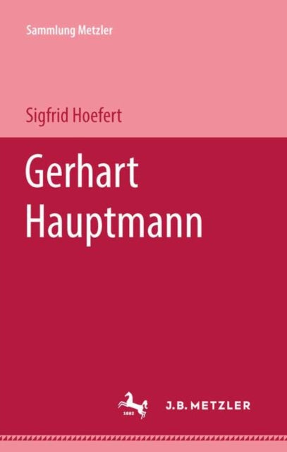 Book cover of: Gerhart Hauptmann