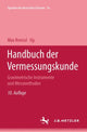 Book cover of: Handbuch der Vermessungskunde. By: Anton Graf
