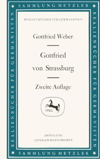 Book cover of: Gottfried von Strassburg. By: Gottfried Weber