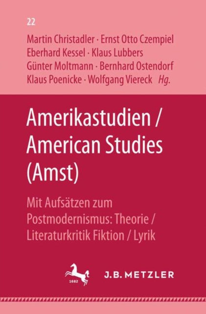 Book cover of: Amerikastudien / American Studies. By: Martin Christadler