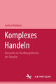 Book cover of: Komplexes Handeln. By: Jochen Rehbein
