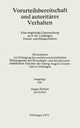 Book cover of: Vorurteilsbereitschaft und autoritares Verhalten. By: Jürgen Körner