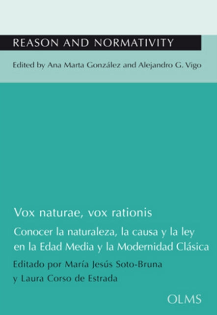 Book cover of: Vox naturae, vox rationis. By: Ma. Jesús Soto Bruna