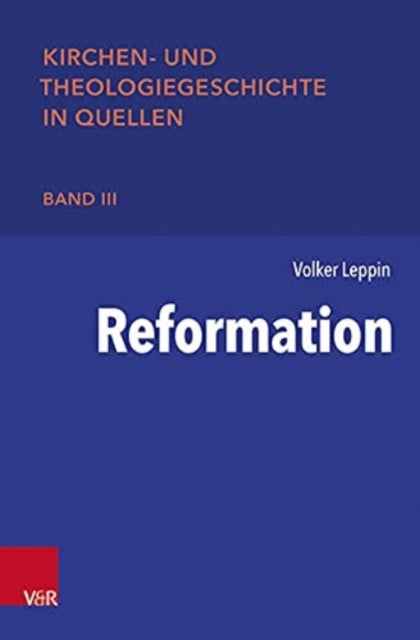 Book cover of: Reformation. By: Volker Leppin