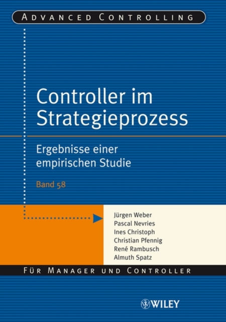 Book cover of: Controller im Strategieprozess. By: Jürgen Weber