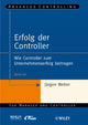 Book cover of: Erfolg der Controller. By: Jürgen Weber