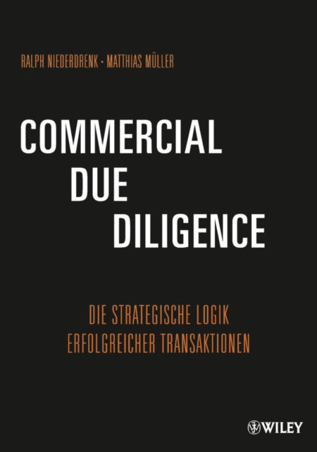 Book cover of: Commercial Due Diligence. By: R. Niederdrenk