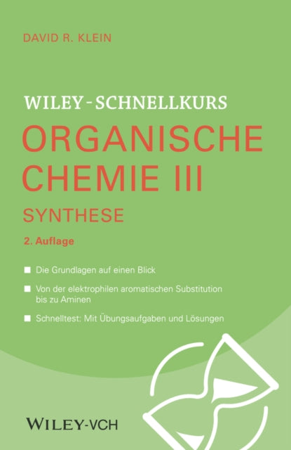 Book cover of: Wiley-Schnellkurs Organische Chemie III. By: David R. Klein
