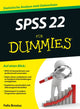Book cover of: SPSS 22 fur Dummies. By: F. Brosius