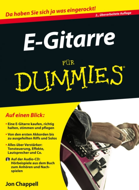 Book cover of: E-Gitarre fur Dummies. By: Jon Chappell