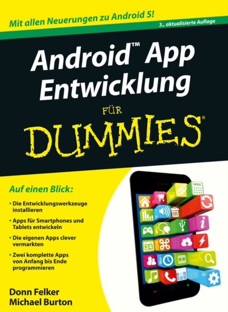 Book cover of: Android App Entwicklung fur Dummies. By: Donn Felker