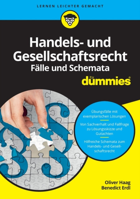 Book cover of: Handels- und Gesellschaftsrecht Falbearbeitung und Schemata fur Dummies. By: Oliver Haag