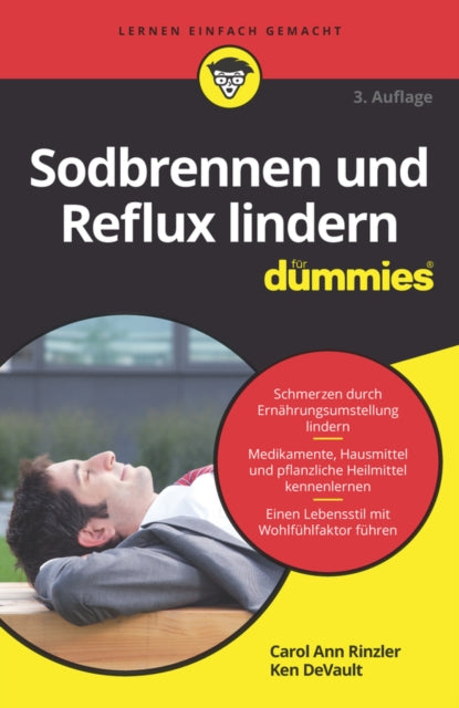 Book cover of: Sodbrennen und Reflux lindern fur Dummies. By: Carol Ann Rinzler