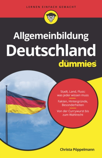 Book cover of: Allgemeinbildung Deutschland fur Dummies. By: Christa Pöppelmann