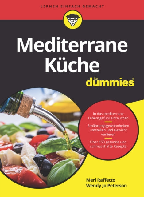 Book cover of: Mediterrane Kuche fur Dummies. By: Meri Raffetto