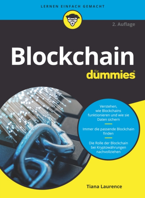 Book cover of: Blockchain fur Dummies. By: Tiana Laurence