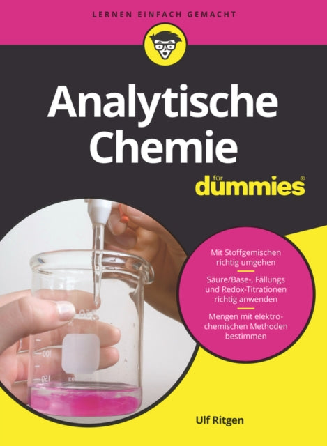 Book cover of: Analytische Chemie fur Dummies. By: Ulf Ritgen