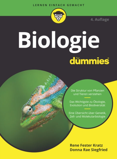 Book cover of: Biologie fur Dummies. By: Donna Rae Siegfried