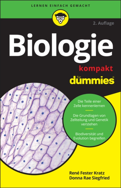 Book cover of: Biologie kompakt fur Dummies. By: René Fester Kratz