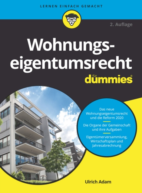 Book cover of: Wohnungseigentumsrecht fur Dummies. By: Ulrich Adam