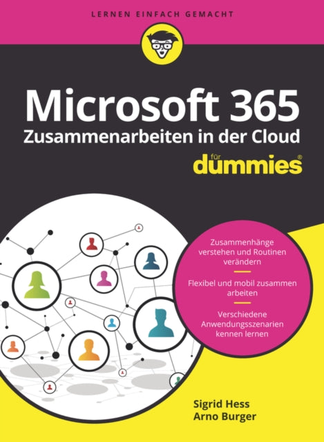 Book cover of: Microsoft 365 Zusammenarbeiten in der Cloud fur Dummies. By: Arno Burger