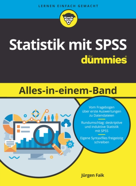 Book cover of: Statistik mit SPSS Alles in einem Band fur Dummies. By: J. Faik
