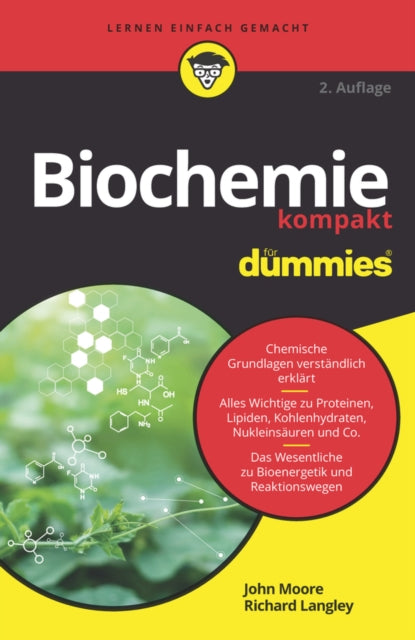 Book cover of: Biochemie kompakt fur Dummies. By: Richard Langley