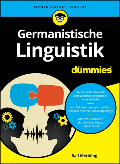 Book cover of: Germanistische Linguistik fur Dummies. By: Ralf Methling